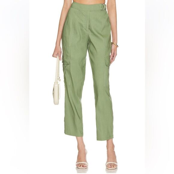 NEW Simkhai Carolina Utility Pant Verde Green Size 10 - Picture 3 of 12